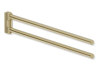 HEWI Handtuchhalter System 162 445x70mm, PVD, messing gebürstet, 2-tlg.