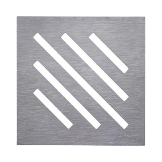 Airfit Designrost Diegonal z Bodenabl. Profi +, ES geb., aufliegend
