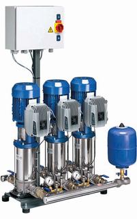 KSB Druckerh. DeltaBasic MVP 2-02/03 mit 2 Movitec 02/03, 0,37kW, Zulauf M