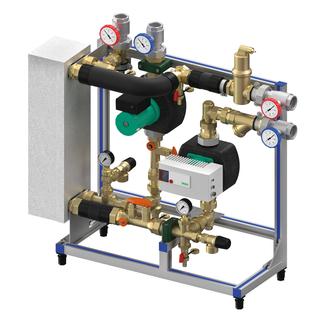 Meibes WTA-Solarstation MeiFlow XXL 2R-SD/20-70 60 WÜ-Platten, m Regler