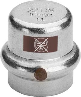 Viega Kappe Temponox 1756 35mm, Stahl nicht rostend, SC-Contur
