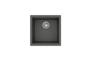 hansgrohe Unterbauspüle S53 SilicaTec, 436x436mm, steingrau