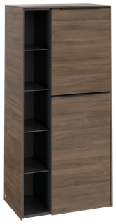 V&B Mittelschrank Subway 3.0 57,4x120x36,2cm, Sch R/Gr vo bl., Ar Oa