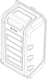 BOSCH Ersatzteil TTNR: 8737709144 Luftkasten Bosch
