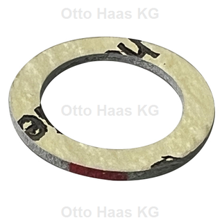 HAAS Gasdruckregler-/Verschr.dtg. 17x24x1,8mm, 1/4", für Gas, gelb
