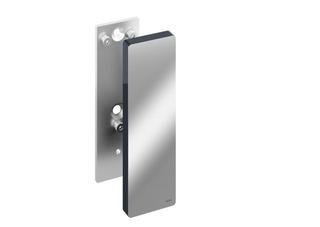 HEWI Montageplatte 801 82x265x19mm, m Abd, anthr, ES m geschli.