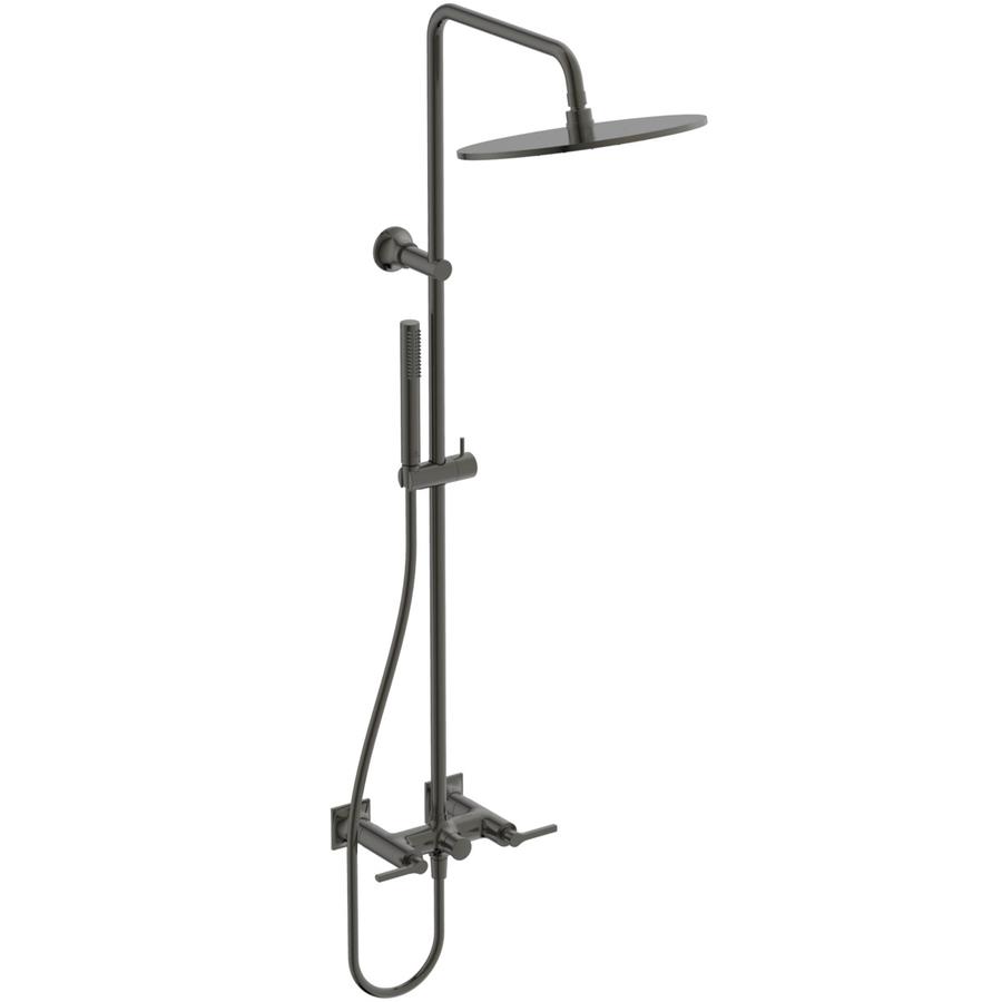 Artikelbild 1 des Artikels „IS Zweigriff-Duschsystem Joy Neo m EH-Armatur, Hebel, Kopfbr. rd, magn Gr magnetic grey“
