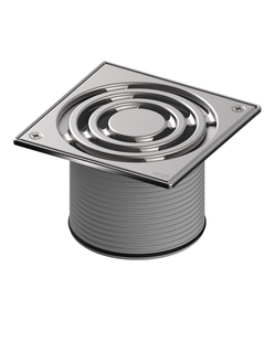 TECE S-Rostrahmen TECEdrainpoint S 150x150mm, ES, m Designrost verschraubt