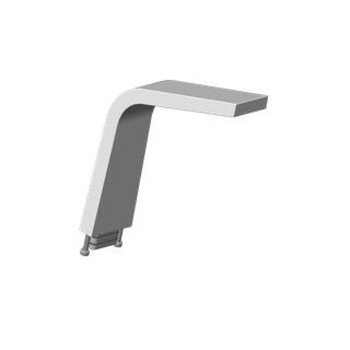 DO Auslauf ERSATZTEILE 90117000100 45 x 155 x 170 mm Platin gebürstet