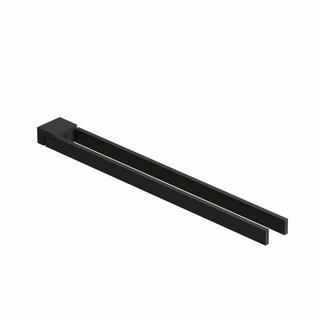 Kludi VELA C Doppel-Handtuchhalter 2-armig, feststehd., L 430mm, matt-sw