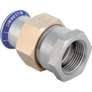 Geberit Übergangsverschraubung Mapress d 15xRp 1/2, labs-f, m IG, Edelstahl
