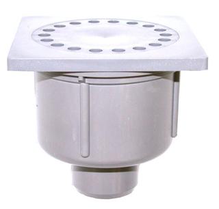 KÖRO Duscheablauf 180 Gr, 40 mm ABS, grau, vierkant