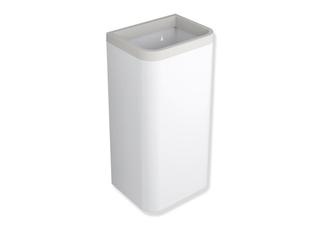 HEWI Papierabfallbehälter 477 341x655x261mm, Korp signalw., lichtgrau