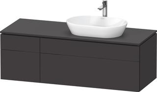 Duravit Waschtisch-Unterschrank L-Cube 142x55x48,2cm, AS R, gra m, k EinrSy