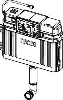 TECE Uni-Spülkasten für TECElux WC-Module