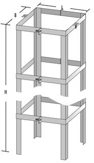 Aluminiumkorsett CAMINO-FIX