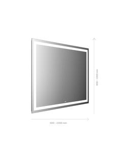 EMCO LED-Lichtspiegel MI 230 1500x600mm, m uml. Lichtausschnitt