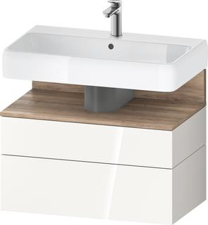 Duravit Waschtisch-Unterschrank Qatego 79x47x59cm, E Ma/w g, 1 Kast, m Nischenb