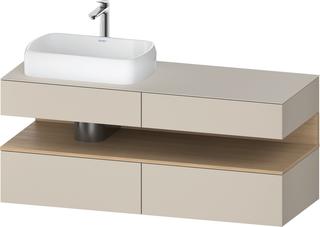 Duravit Waschtisch-Unterschrank Qatego 140x55x60cm, E na/tau m, Pl, B l, B