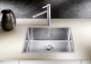 Blanco Becken CLARON 500-IF, 54x44cm, ES sgl, o. Abl-Fernbed.