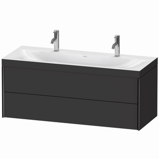 DU MWT m.WTU Viu/XViu, 503x1200x480mm 2Schk,schw.matt/Gra.Superm,Ra. 80 ES Ah.