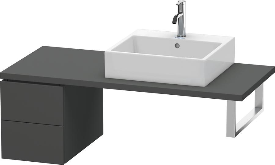 Artikelbild 1 des Artikels „Duravit Unterschrank L-Cube 32x54,7cm, graph ma, f Kons, 2 Schub. 32 x 54,7 cm | graphit matt“