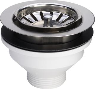 Viega Ablaufventil 7128 G 1 1/2xDN 114,5, AH Untert. 60mm, KS w