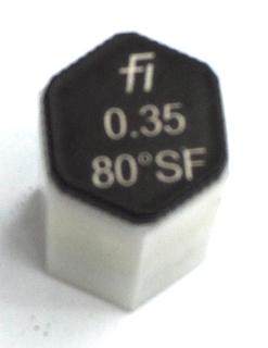 DK Öl-Düse Fluidics 0,35 gph 80 Grad SF für ROTEX A1 Öl-Brennwert bis BJ 2018