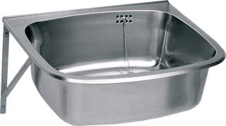 Aquarotter Ausgussbecken Sirius SIRX364 560x200x460mm, Chr.-Ni.-St. seidenmatt