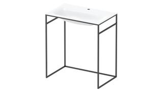 Einbau-Waschtisch BetteLux Shape A171 80x49,5cm, HLW1, edelweiß