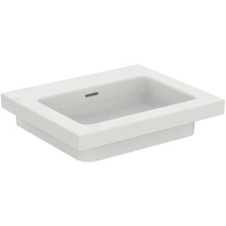 Ideal-Standard Waschtisch Extra 61 x 51 x 15 cm, ohne Hahnloch, mit Überlauf