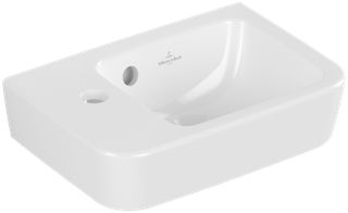 V&B Handwaschbecken Compact O.Novo 36 x 25 cm, eckig, Becken rechts