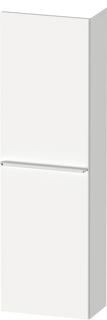 Duravit Halbhochschrank D-Neo 40x24cm, 1 Tür, 4 Bö, An re, chr/we ma