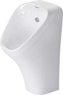 Duravit Absaug-Urinal DuraStyle 30x34cm, Zul. v hi., riml., o. Fl, we WG