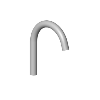 DO Auslauf ET 90282232100 120 mm, 5,7 l/min. Chrom gebürstet
