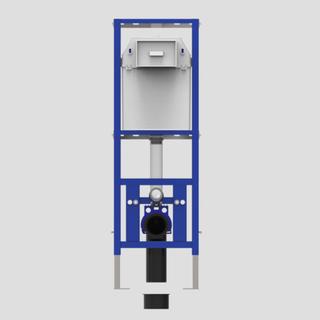 Sanit WC-Eckmontageelement 995 SC 1120/370mm, kleine Revisionsöffnung