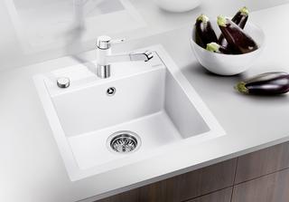 Blanco Becken DALAGO 45-F SILGRANIT 45,5x50cm, cafe, mit Ablauffernbedienung