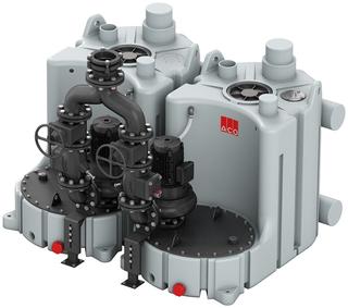 ACO Hebeanlage Muli-Pro-PE K-55 parallel, 5,5 kW, Freiaufstellung