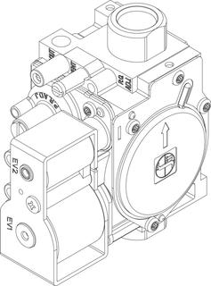 BOSCH Ersatzteil TTNR: 87377015410 Gasarmatur SIT 848 230V HNBR