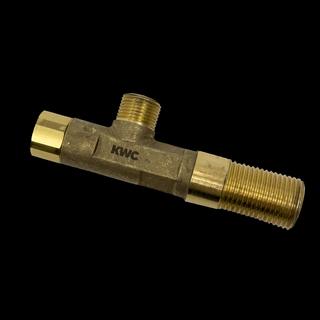 KWC Absperrregulierventil roh, A 45, G 3/8", G 1/2, EV, A-Gew 1/2