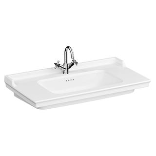 VitrA Möbelwaschtisch Valarte 99,5x53x21,5cm, 1 L m, m 4 ÜL m, we hgl