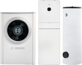 BOSCH Luftwärmepumpen-Paket BOPA CS731 CS7001iAW9OR-S, AWMB 9, HR300, INPA