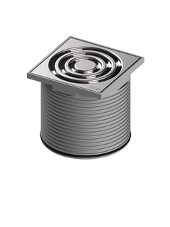 TECE Rostrahmen TECEdrainpoint S 100x100mm, Kunststoff, mit Designrost