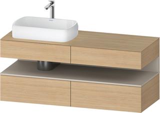 Duravit Waschtisch-Unterschrank Qatego 140x55x60cm, T m/E N, Pl, B li, Nischenb