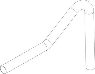BOSCH Ersatzteil TTNR: 8737602555 Rohr Warmwasser