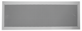 Zehnder Design-Abdeckgitter Venezia 430x160mm, Edelstahl
