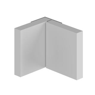 Inneneckprofil verdeckt Typ 101 2700 mm silber matt satin
