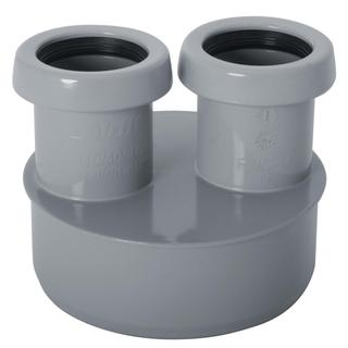 Airfit Abwasser-Reduzierstück DN 110x40x40, aus PVC-U