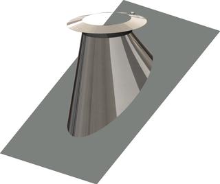 ATEC Dachdurchführung mit Wetterkragen 781x954mm, DN 160/230, 33-45 G, PP, ES b