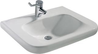 Ideal-Standard Waschtisch Contour 21 65x55,5x17,5cm, mit Hahnloch, ohne Überlauf, unterfahrbar
